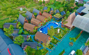 Thế giới giấy dán tường thi công tranh dán tường 3D Resort Hàng Dương