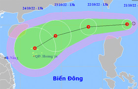 Áp thấp nhiệt đới sắp tiến vào Biển Đông