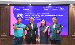 Khởi tranh giải Vô địch các CLB golf toàn quốc 2022
