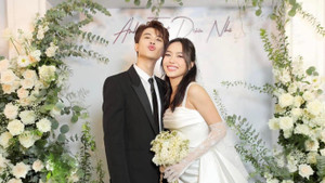 Anh Tú - Diệu Nhi đắm đuối bên nhau trong lễ cưới lần thứ hai tại Hà Nội