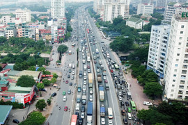 Đường vành đai 3 hay ùn tắc do lưu lượng phương tiện gấp 8-10 lần thiết kế