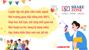 Langmaster ShareZone – sân chơi 'thắp lửa' học tiếng Anh