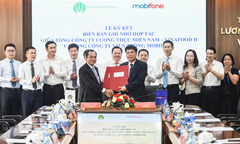 MobiFone ký kết Thỏa thuận hợp tác chuyển đổi số cùng Vinafood II