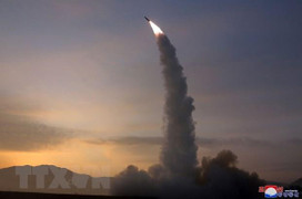 Triều Tiên phóng tên lửa đạn đạo không xác định ra vùng biển phía đông