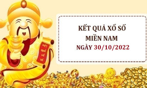 Kết quả XSMN hôm nay 30/10 - Xổ số miền Nam 30/10/2022