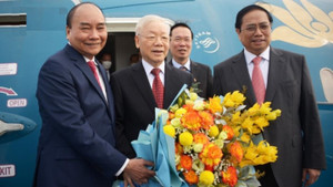 Tổng Bí thư Nguyễn Phú Trọng lên đường thăm chính thức nước CHND Trung Hoa