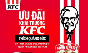 Giáo hội Phật giáo Việt Nam đề nghị gỡ bỏ, đổi tên gọi 'KFC Thích Quảng Đức'