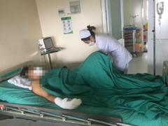 Dây diều cứa cổ người đàn ông khi chạy xe trên đường ở TP.HCM