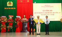 Khánh Hòa có thêm Phó Giám đốc Công an tỉnh