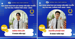 Trường Newton thắng lớn tại kỳ thi học sinh giỏi quận 