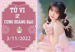 Tử vi vui 12 cung hoàng đạo 3/11: Kim Ngưu phải tự lực, Thiên Bình khởi sắc