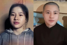 'Thầy ông nội' Lê Tùng Vân trực tiếp làm lễ xuất gia cho Diễm My