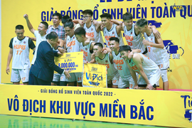 Tìm ra nhà vô địch giải bóng rổ sinh viên toàn quốc 2022 - khu vực phía Bắc
