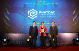 Phát Đạt được vinh danh Top 10 Nhà phát triển Bất động sản tiêu biểu 2022