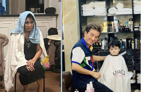 Sao Việt 5/11: Mr. Đàm tự tay cắt tóc cho con, Phương Thanh tơi tả khi đóng phim