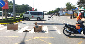 Xe cứu thương va chạm xe máy, một người tử vong