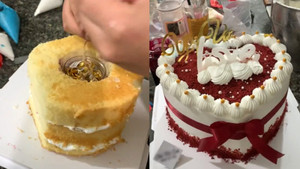Chồng chơi lớn tặng vợ bánh kem nhân 20 cây vàng, hội chị em rần rần ‘xin vía’