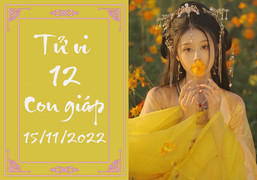 Tử vi vui 12 con giáp hôm nay thứ Ba 15/11: Hợi đổi vận giàu có, Thìn hốt bạc