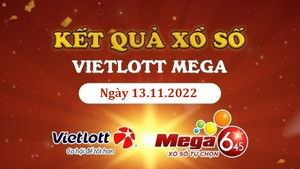 Vietlott 13/11 - trực tiếp KQXS Vietlott Mega 6/45 hôm nay 13/11 