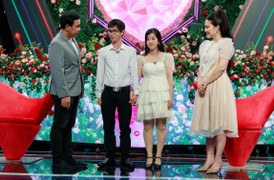 Tìm người yêu như Quyền Linh và Ngô Kiến Huy, cô gái khiến trường quay thót tim