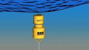 'Chiếc phao' biến năng lượng sóng biển thành điện năng ở Scotland