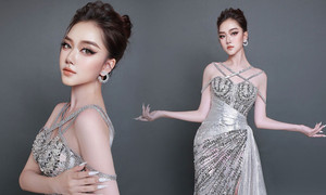 Nguyễn Vũ Thoại Nghi lộng lẫy trong trang phục dạ hội của NTK Brian Võ 