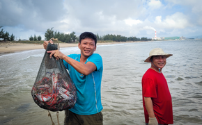 Trúng đậm ghẹ, ngư dân Hà Tĩnh bỏ túi hàng chục triệu đồng