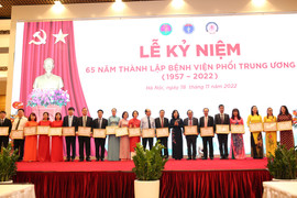  Bệnh viện Phổi Trung ương 65 năm khát vọng chấm dứt bệnh lao