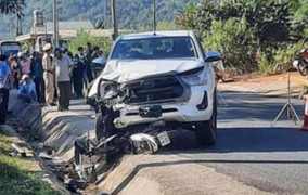 Nguyên nhân vụ trưởng công an thị trấn lái ô tô va chạm xe máy làm 2 người chết