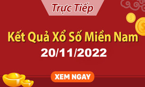 Kết quả xổ số miền Nam chủ nhật - XSMN 20/11 - SXMN 20/11/2022