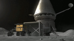 Trạm sạc điện tự hành cho robot trên Mặt Trăng