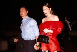 Nhan sắc và thần thái lộng lẫy của Hồ Ngọc Hà khi xuống phố