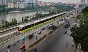 Metro Nhổn - Ga Hà Nội: Chạy thử đoạn trên cao vào tháng 12/2022