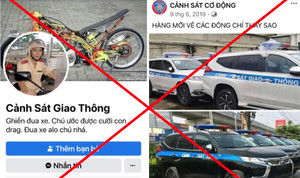 Gần 400 trang mạng xã hội giả mạo lực lượng công an