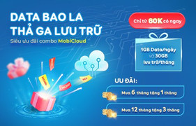 MobiCloud: Gói combo mới - Lưu trữ cả thế giới