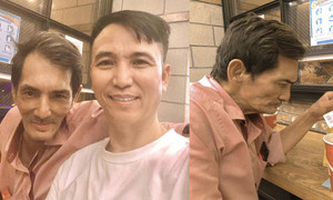 Sao Việt 28/11: Thương Tín tươi tắn đi xem phim sau vụ ngã xe máy