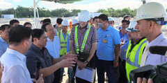 Thủ tướng Phạm Minh Chính kiểm tra tiến độ các dự án trọng điểm tại TP.HCM