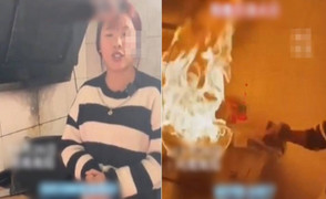 Cô gái suýt đốt luôn nhà mình khi hướng dẫn phòng chữa cháy