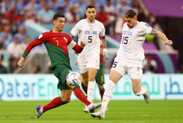 Trực tiếp bóng đá Bồ Đào Nha 2-0 Uruguay: Bruno Fernandes lập cú đúp