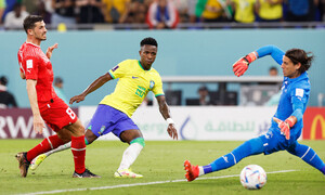 Trực tiếp bóng đá Brazil 1-0 Thuỵ Sỹ: Người hùng Casemiro