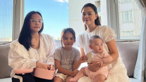 Phạm Quỳnh Anh khoe khoảnh khắc vui vẻ của 4 mẹ con, dân mạng chú ý ngoại hình