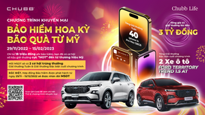 Tặng nhau 'Bảo hiểm Hoa Kỳ - Bão quà từ Mỹ' cùng Chubb Life Việt Nam