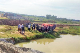 Nam công nhân tử vong tại hồ chứa nước công ty 