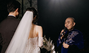 NSƯT Xuân Hinh xúc động nghẹn ngào trong đám cưới con gái