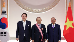 HLV Park Hang Seo nhận huân chương Heungin vì sự nghiệp ngoại giao Hàn Quốc