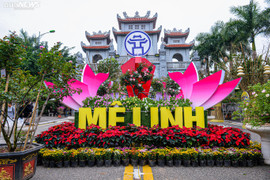 Người dân Mê Linh tất bật trang trí cho Festival hoa lớn nhất Thủ đô