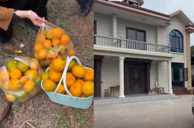 Thương cụ ông bán cam giữa gió lạnh nên mua giúp, nhóm bạn sốc khi thấy nơi cụ ở