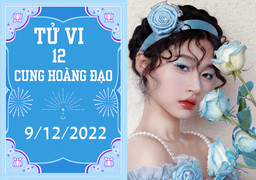 Tử vi 12 vui cung hoàng đạo 9/12: Sư Tử đừng mù quáng, Ma Kết nắm cơ hội