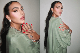 Bạn gái Ronaldo đeo trang sức gần 5 tỷ đồng cổ vũ World Cup 2022