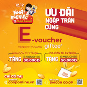 Ngày 12/12: Nhà bao việc đã có Co.op Online